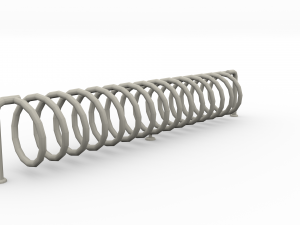 spiral bike stand Model 3D