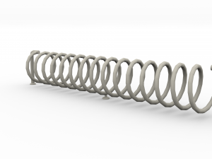 spiral bike stand Model 3D