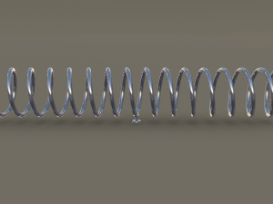 spiral bike stand Model 3D