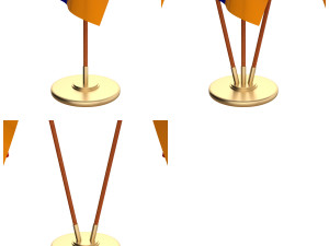 armenia flag pack 3D Model