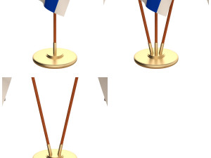 israel flag pack Model 3D