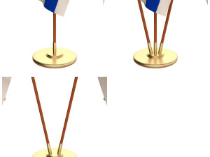israel flag pack 3D Model