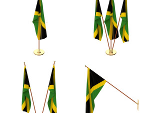 jamaica flag pack 3D Модель