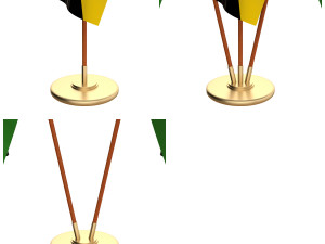 jamaica flag pack 3D Модель