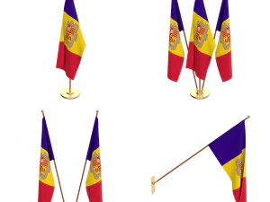 pakiet flag andory Model 3D