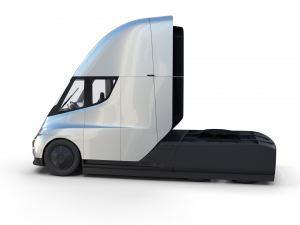 tesla truck with interior silver Modello 3D
