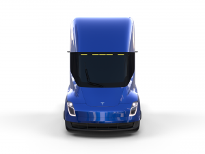 tesla truck blue 3D Модель