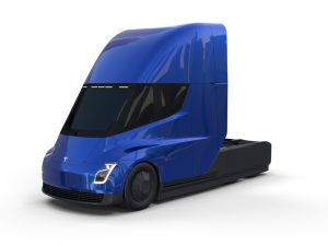 tesla truck blue 3D Модель