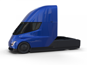 tesla truck blue 3D Модель