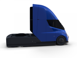 tesla truck blue 3D Модель