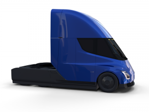 tesla truck blue 3D Модель