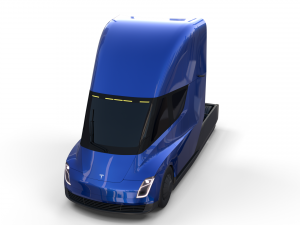 tesla truck blue 3D Модель