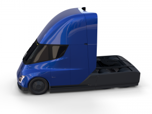 tesla truck blue 3D Модель