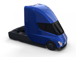 tesla truck blue 3D Модель