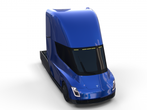 tesla truck blue 3D Модель