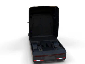 tesla truck silver 3D Model