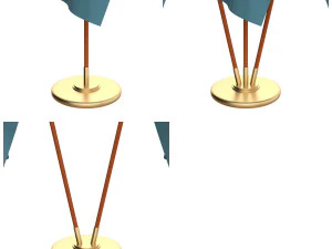 fiji flag pack 3D Model