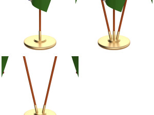 gambia flag pack Modello 3D