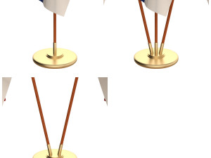 serbia flag pack Modelo 3D