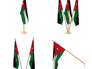 jordan flag pack 3D Model