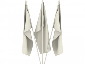 paquete de bandera de malasia Modelo 3D