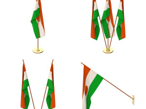 niger flag pack 3Dモデル