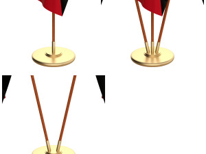 papua new guinea flag pack 3Dモデル