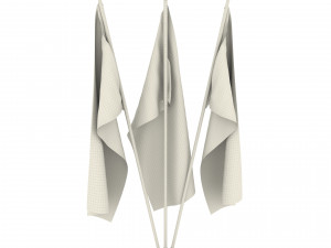 singapore flag pack Modelo 3D