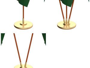 solomon islands flag pack 3D Model