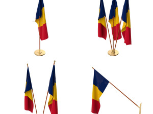 chad flag pack 3Dモデル