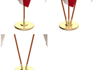 alabama flag pack Model 3D
