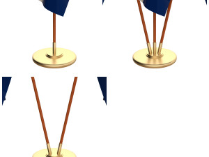 colorado flag pack 3D Model