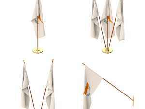 cyprus flag pack 3D Model