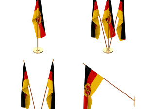 est german flag pack 3Dモデル