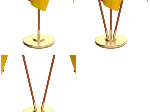 est Duitse vlagpakket 3D Model