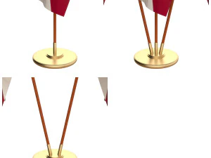 florida bayrak paketi 3D Model