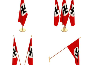 german ww2 flag pack Modelo 3D