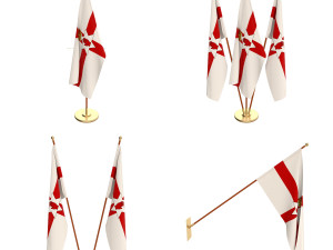holland flag pack 3Dモデル
