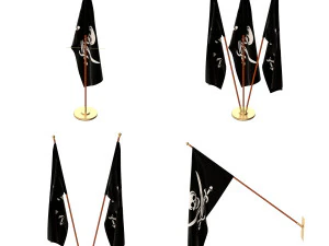 pirate flag pack 3D Model