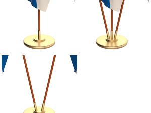 scotland flag pack 3D मॉडल