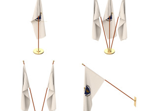 massachusetts flag pack Modelo 3D