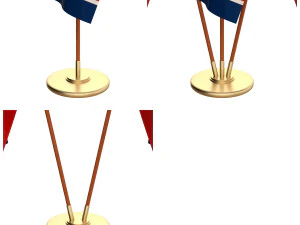 tennessee flag pack 3D Model