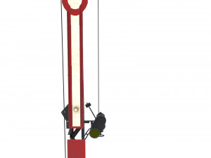 railway semaphore Modèle 3D
