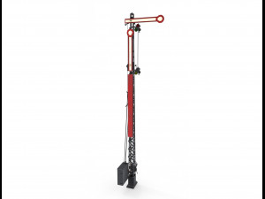 railway semaphore 3D Model