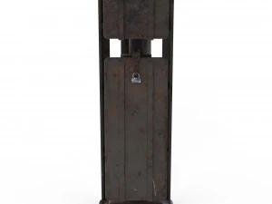 train traffic light 1 3D Model