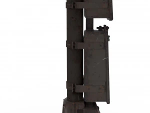 sem&aacute;foro del tren 2 Modelo 3D