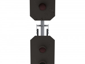 train traffic light 2 3D 模型