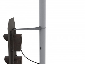 train traffic light 3 Modelo 3D