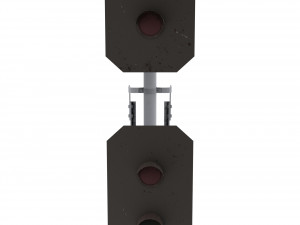train traffic light 3 Modelo 3D