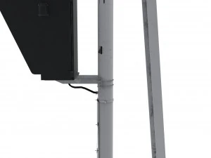 светофор в поезде 4 3D Модель